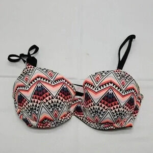PINK Victoria's Secret Womens Wear Everywhere Push-Up Bra Multi-Color Size 32D